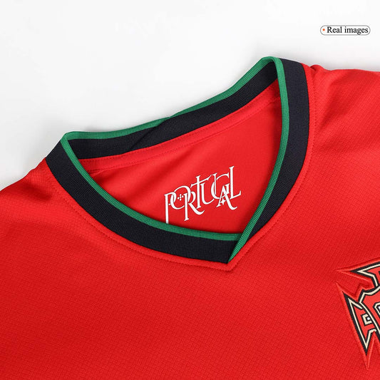 R.Leão #17 Portugal Home Cheap Soccer Jersey Euro 2024 Go Soccer World Shop