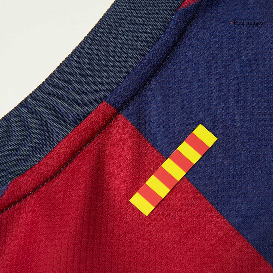 Barcelona Home Cheap Soccer Jersey 2024/25- 125th Anniversary Go Soccer World Shop
