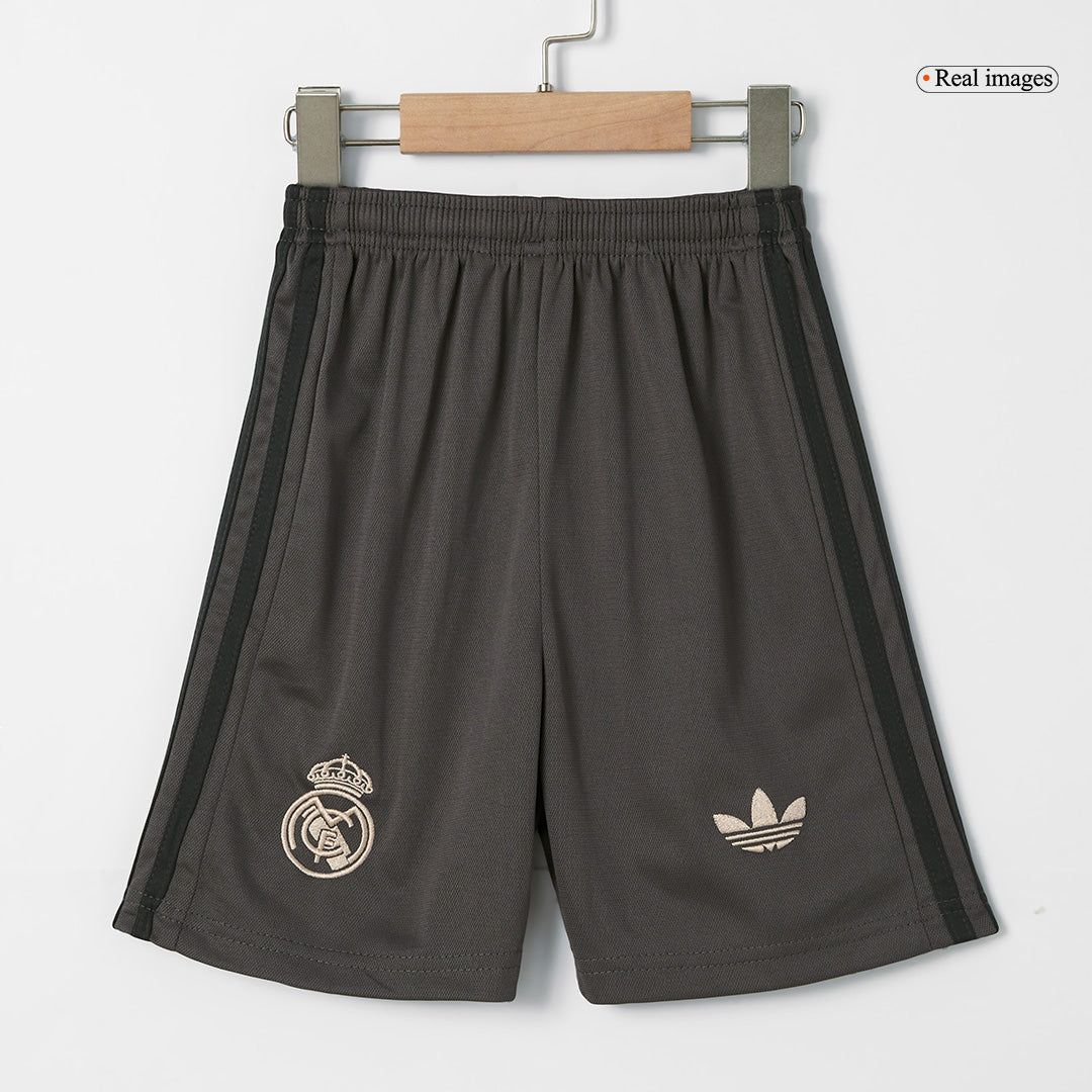 Kid's Real Madrid Third Away Cheap Soccer Jersey Kit(Jersey+Shorts+Socks) 2024/25 Go Soccer World Shop