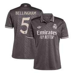 BELLINGHAM #5 Real Madrid Third Away Cheap Soccer Jersey 2024/25 Go Soccer World Shop