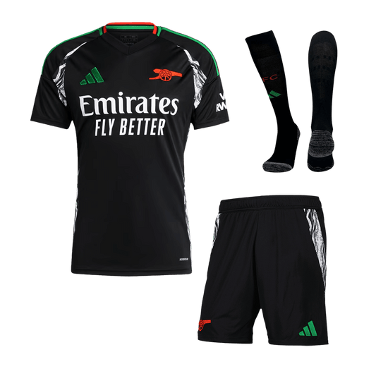 Arsenal Away Cheap Soccer Jersey Kit(Jersey+Shorts+Socks) 2024/25 Go Soccer World Shop