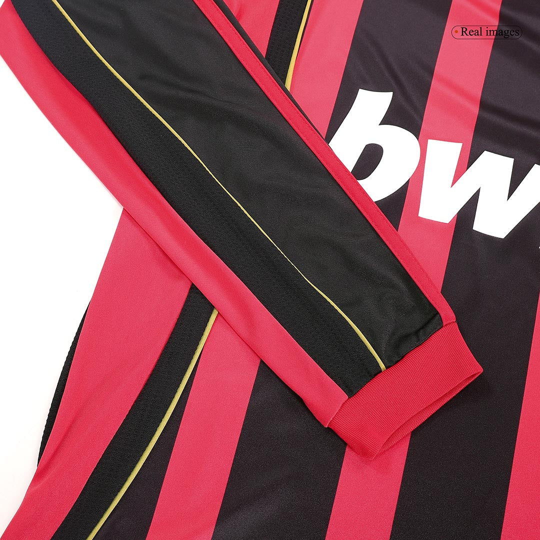 Retro MALDINI #3 2006/07 AC Milan Home Long Sleeve Cheap Soccer Jersey Go Soccer World Shop