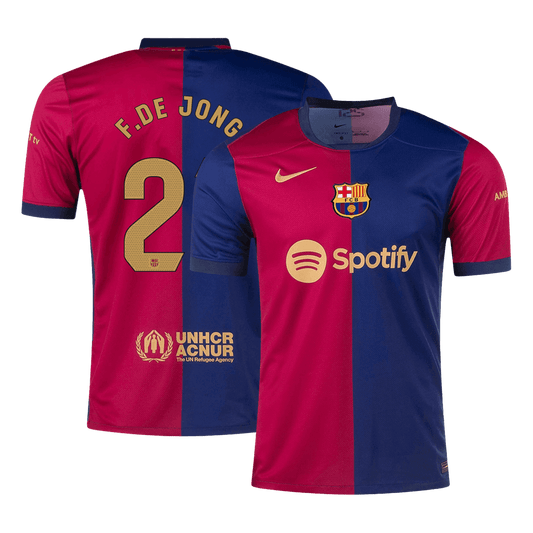 F.DE JONG #21 Barcelona Home Cheap Soccer Jersey 2024/25 Go Soccer World Shop
