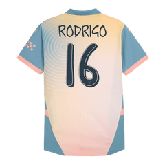Player Version RODRIGO #16 Manchester City Fourth Away Cheap Soccer Jersey 2024/25- Definitely City (UCL) Go Soccer World Shop