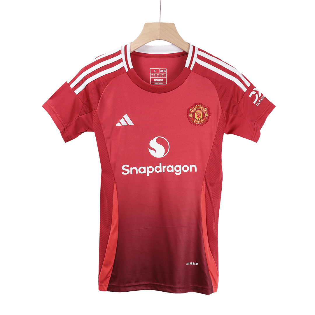 Women's Manchester United Home Cheap Soccer Jersey 2024/25 Go Soccer World Shop