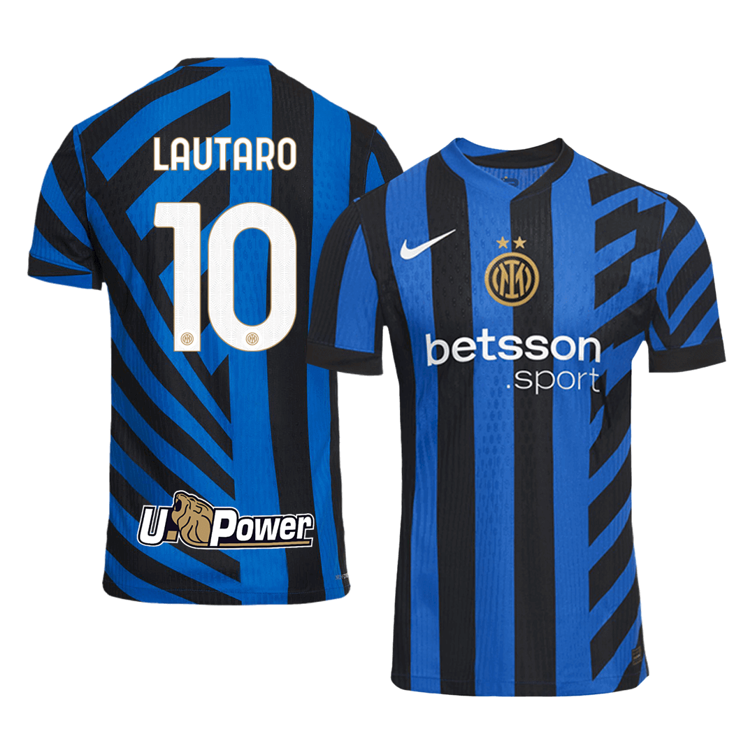 Player Version LAUTARO #10 Inter Milan Home Cheap Soccer Jersey 2024/25 Go Soccer World Shop
