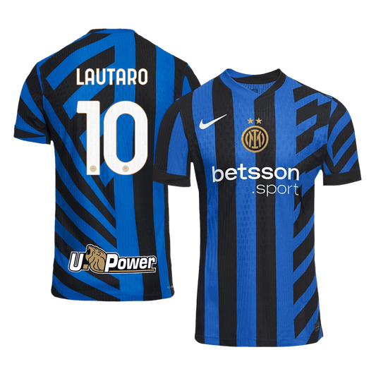 Player Version LAUTARO #10 Inter Milan Home Cheap Soccer Jersey 2024/25 Go Soccer World Shop