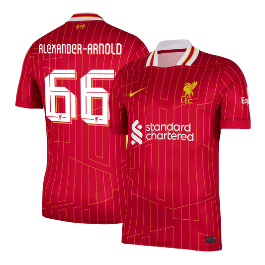 ALEXANDER-ARNOLD #66 Liverpool Home Cheap Soccer Jersey 2024/25 - UCL Go Soccer World Shop