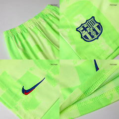 Kid's Barcelona Third Away Cheap Soccer Jersey Kit(Jersey+Shorts+Socks) 2024/25- UCL (Spotify Logo Without Text) Go Soccer World Shop