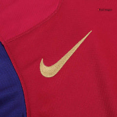 LAMINE YAMAL #19 Barcelona Home Cheap Soccer Jersey 2024/25- Spotify Logo Without Text Go Soccer World Shop