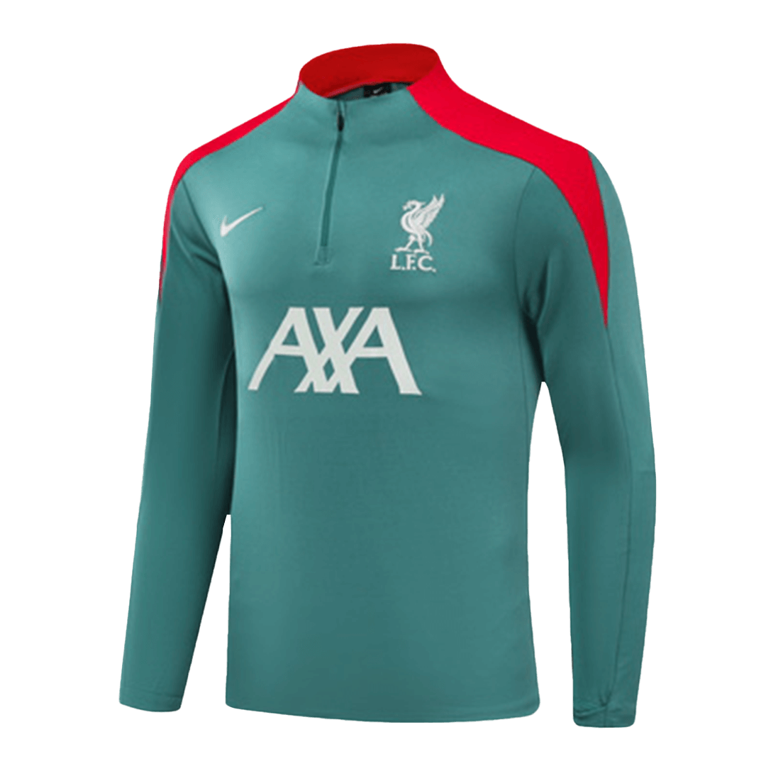 Kid's Liverpool Zipper Sweatshirt Kit(Top+Pants) 2024/25 Go Soccer World Shop