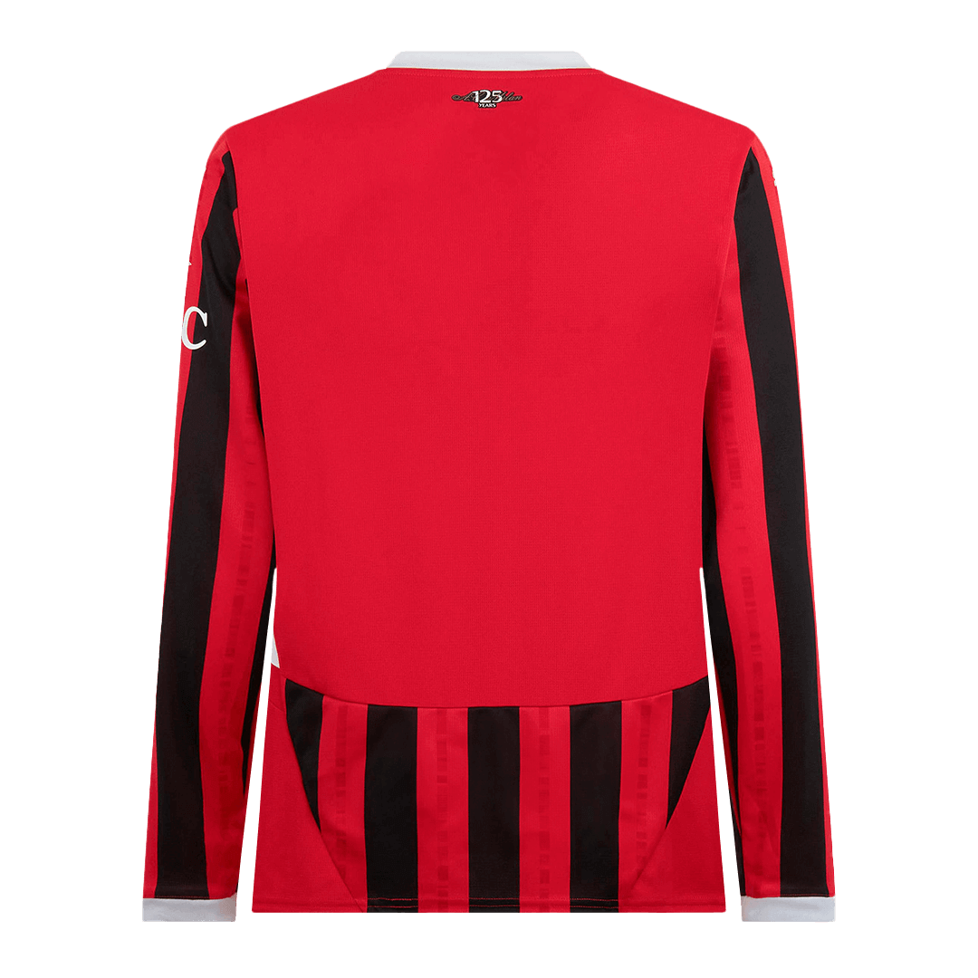 AC Milan Home Long Sleeve Cheap Soccer Jersey 2024/25 Go Soccer World Shop