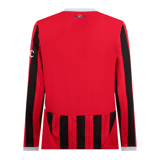 AC Milan Home Long Sleeve Cheap Soccer Jersey 2024/25 Go Soccer World Shop