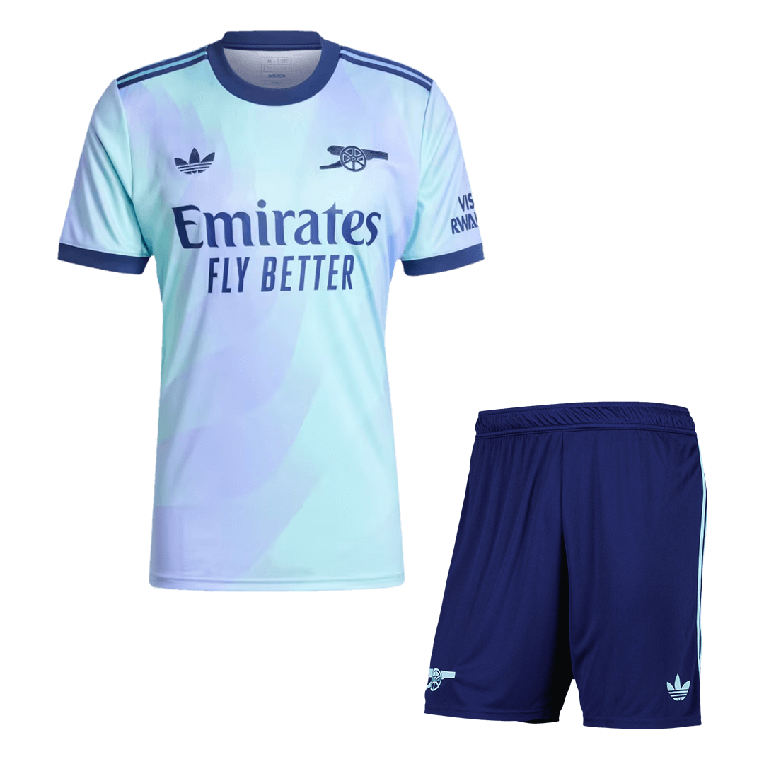 Arsenal Third Away Cheap Soccer Jersey Kit(Jersey+Shorts) 2024/25 Go Soccer World Shop