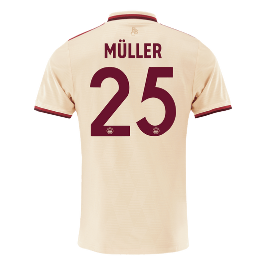 MÜLLER #25 Bayern Munich Third Away Cheap Soccer Jersey 2024/25 - UCL Go Soccer World Shop