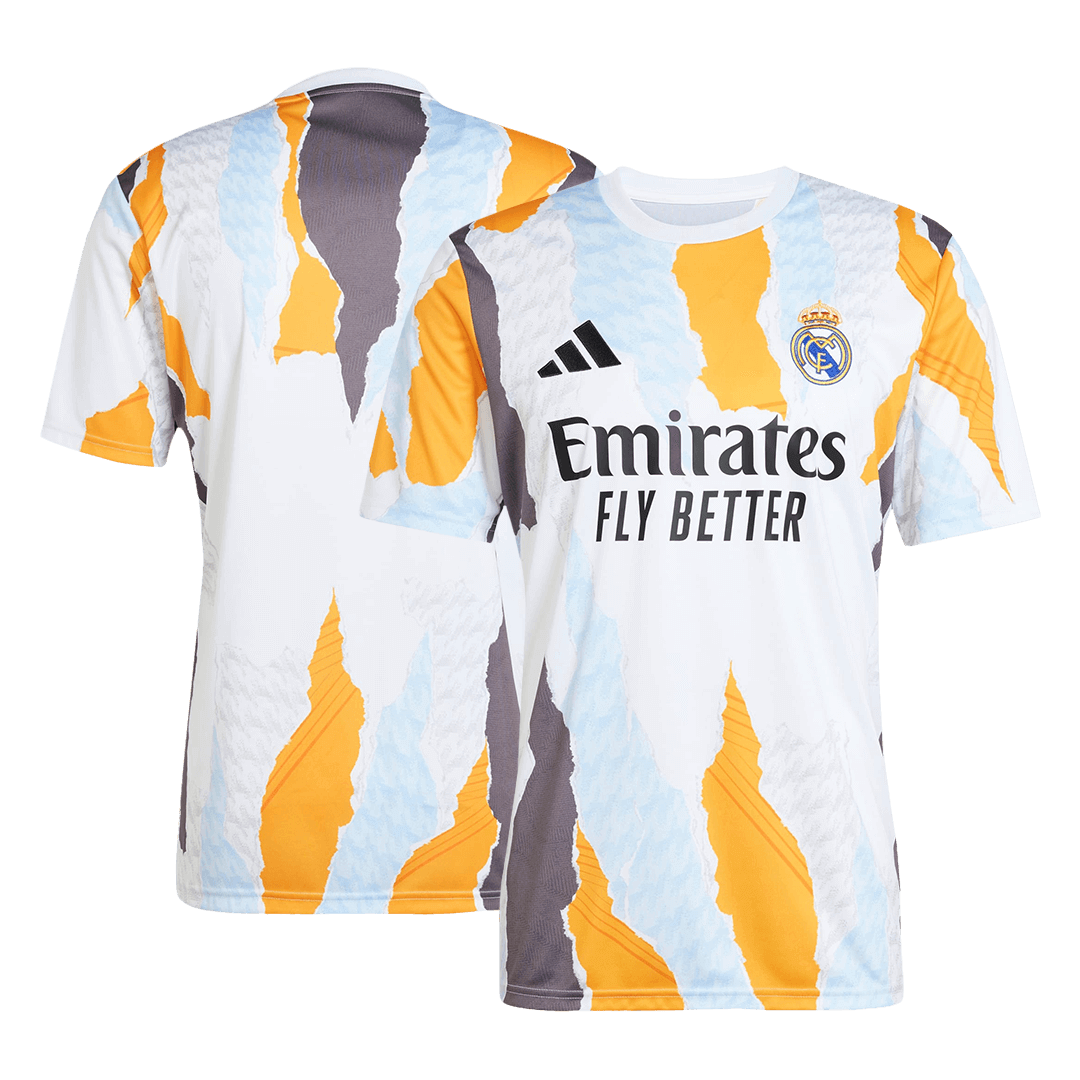 Real Madrid Pre-Match Training Cheap Soccer Jersey 2024/25 Go Soccer World Shop