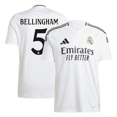 BELLINGHAM #5 Real Madrid Home Cheap Soccer Jersey 2024/25 Go Soccer World Shop