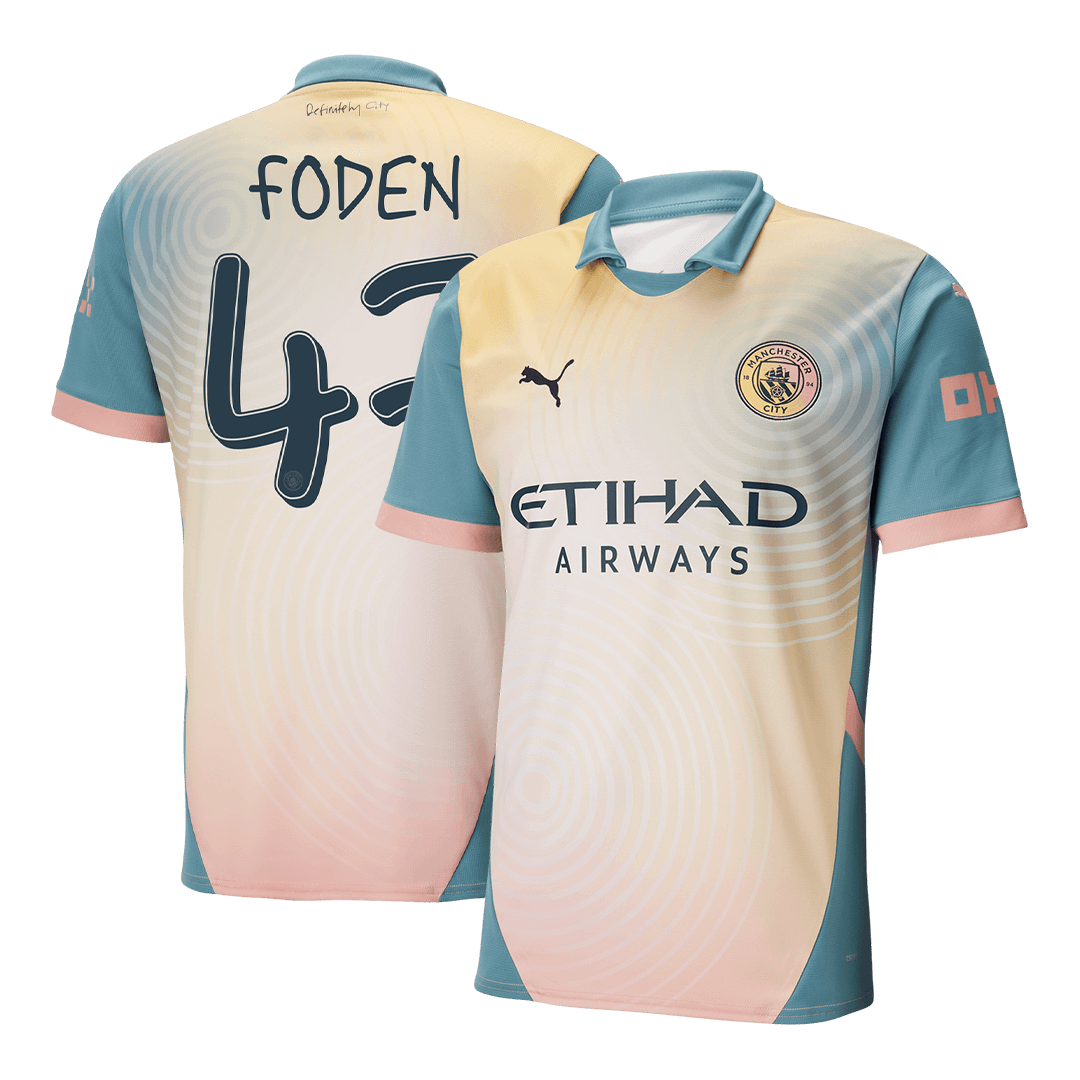FODEN #47 Manchester City Fourth Away Cheap Soccer Jersey 2024/25 - Definitely City Go Soccer World Shop