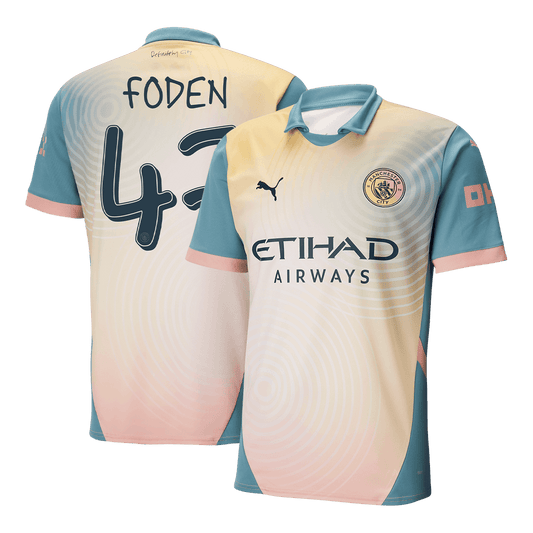 FODEN #47 Manchester City Fourth Away Cheap Soccer Jersey 2024/25 - Definitely City Go Soccer World Shop