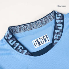 Kid's Manchester City Home Cheap Soccer Jersey Kit(Jersey+Shorts) 2024/25 Go Soccer World Shop