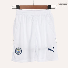 Kid's Manchester City Home Cheap Soccer Jersey Kit(Jersey+Shorts) 2024/25 Go Soccer World Shop