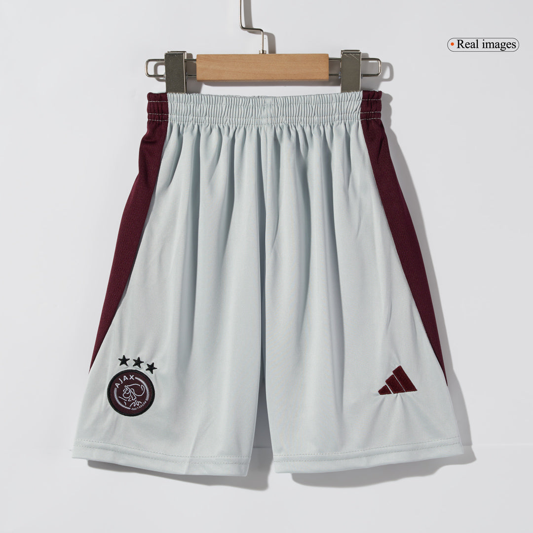 Kid's Ajax Third Away Cheap Soccer Jersey Kit(Jersey+Shorts) 2024/25 Go Soccer World Shop