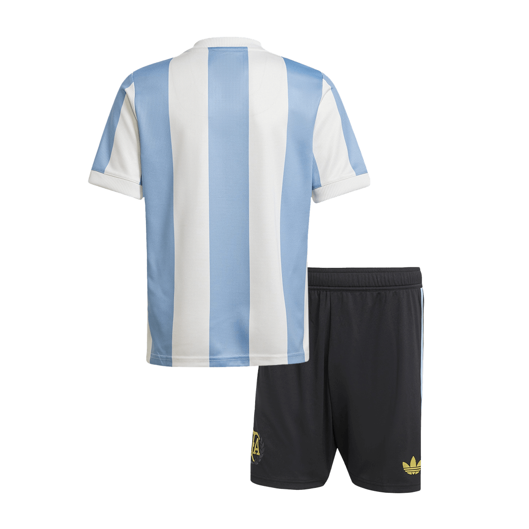 Kid's Argentina Cheap Soccer Jersey Kit(Jersey+Shorts) 2024 - 50th Anniversary Go Soccer World Shop