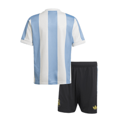 Kid's Argentina Cheap Soccer Jersey Kit(Jersey+Shorts) 2024 - 50th Anniversary Go Soccer World Shop