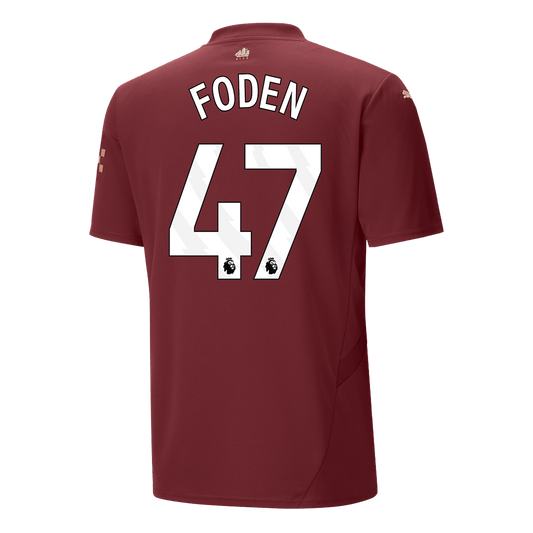 FODEN #47 Manchester City Third Away Cheap Soccer Jersey 2024/25 Go Soccer World Shop