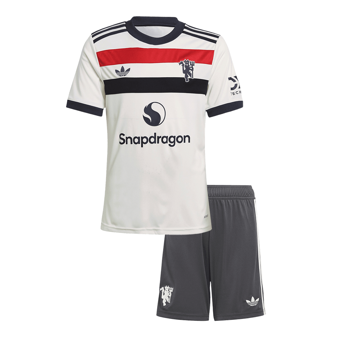 Kid's Manchester United Third Away Cheap Soccer Jersey Kit(Jersey+Shorts) 2024/25 Go Soccer World Shop