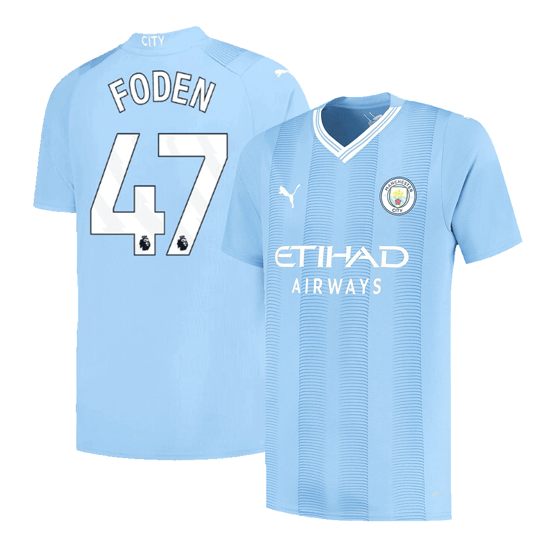 FODEN #47 Manchester City Home Cheap Soccer Jersey 2023/24 Go Soccer World Shop