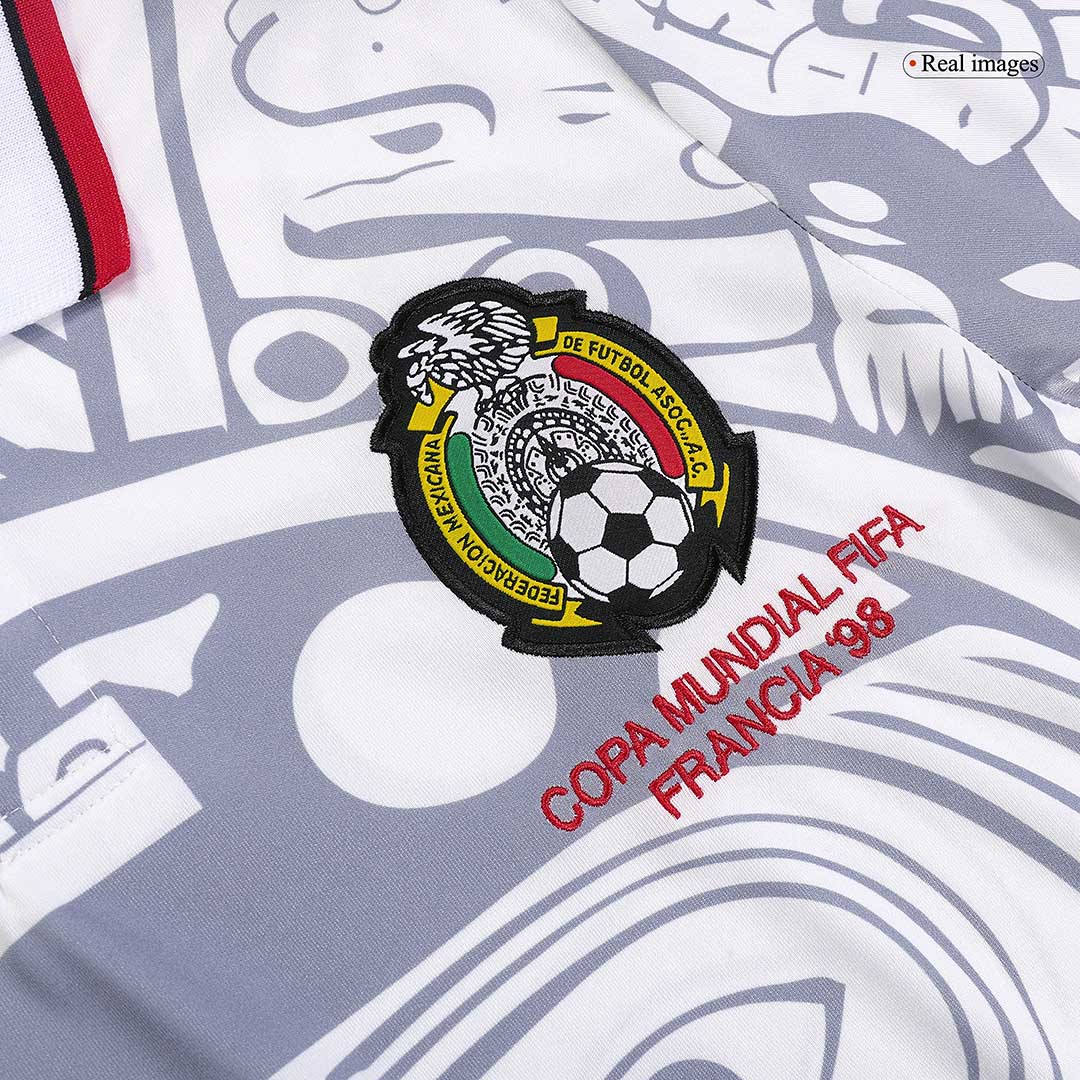 Mexico Away Retro Soccer Jersey 1998 Go Soccer World Shop
