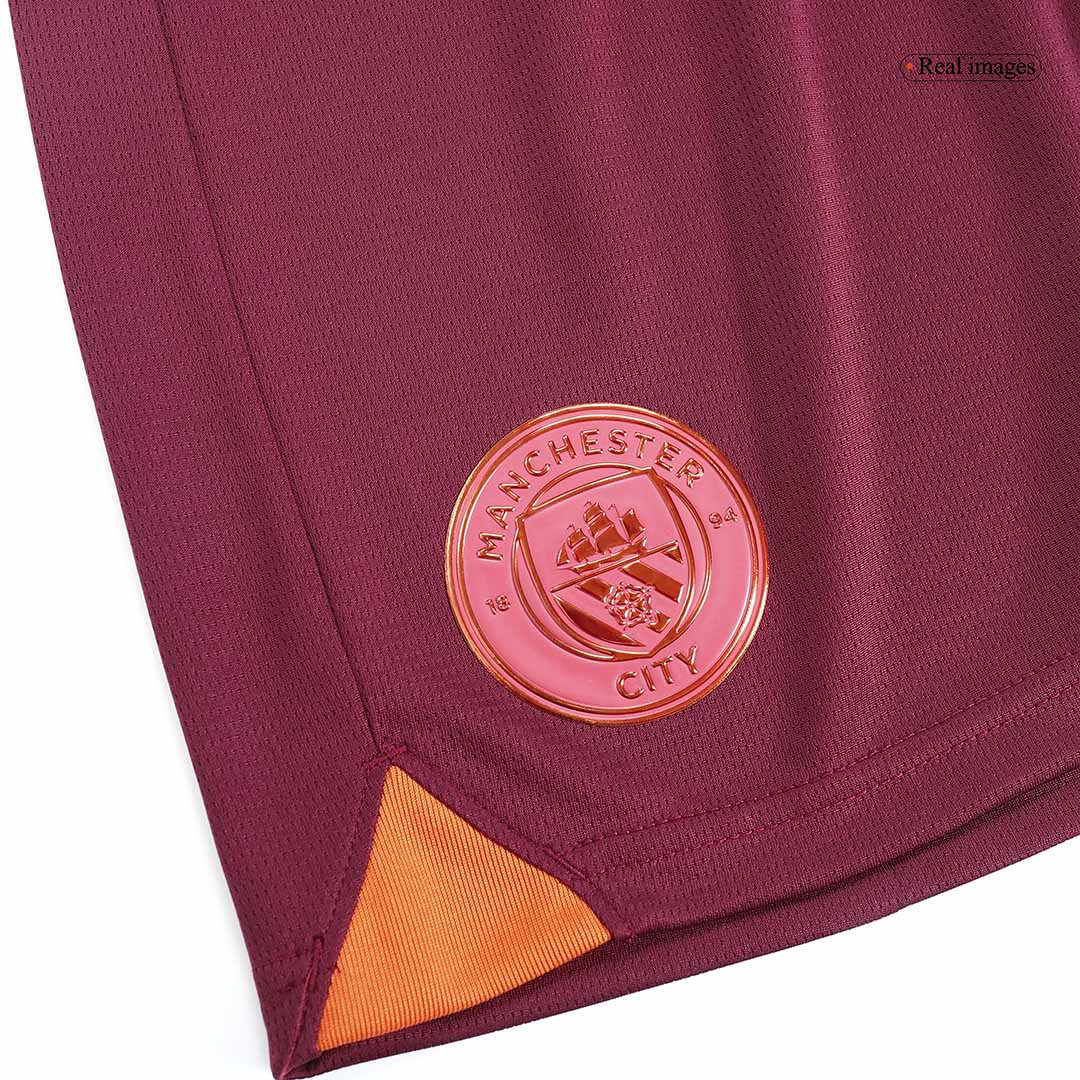 Manchester City Away Soccer Shorts 2023/24 Go Soccer World Shop