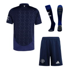 Manchester United Away Cheap Soccer Jersey Kit(Jersey+Shorts+Socks) 2024/25 Go Soccer World Shop