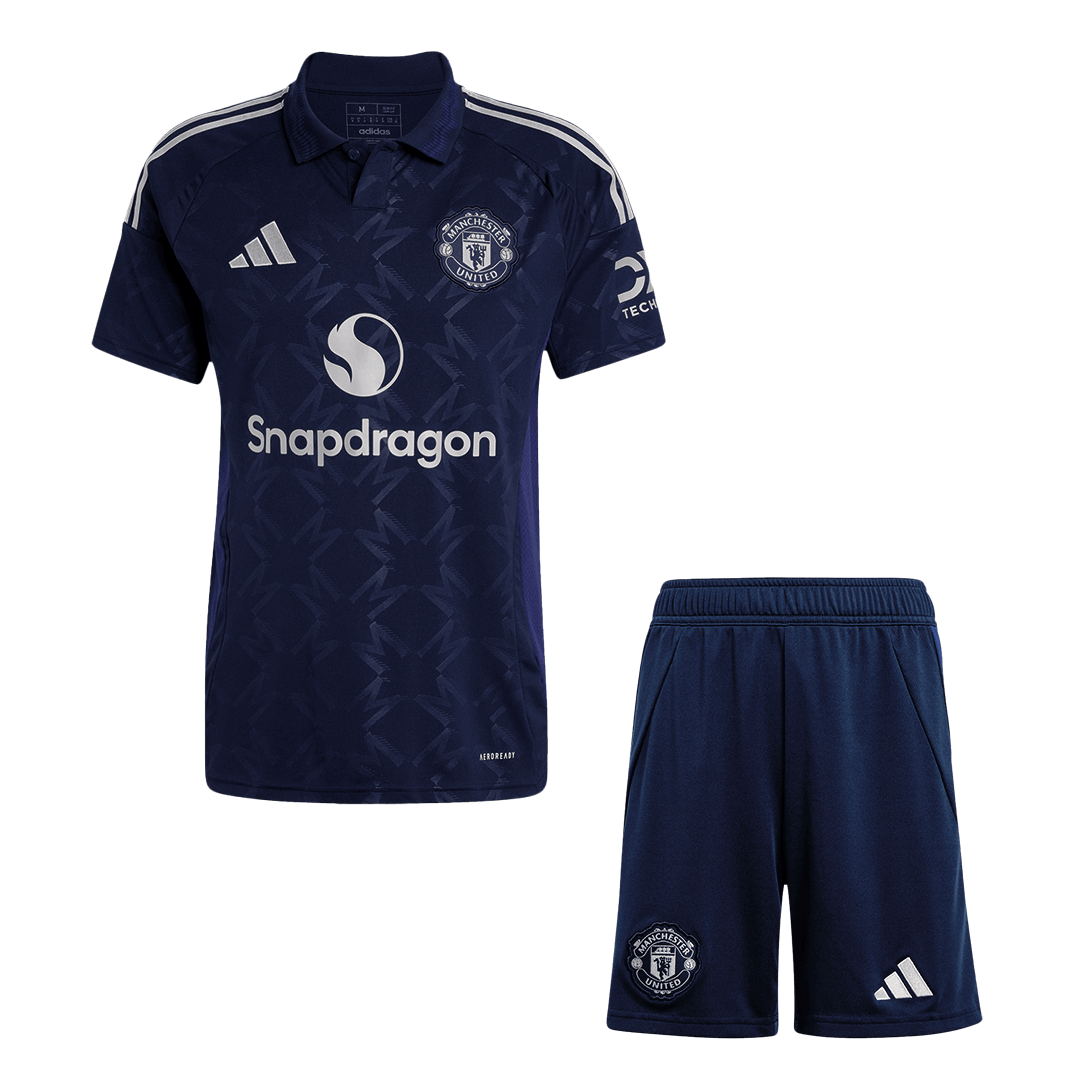 Manchester United Away Cheap Soccer Jersey Kit(Jersey+Shorts) 2024/25 Go Soccer World Shop