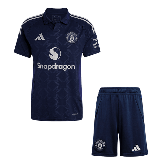 Manchester United Away Cheap Soccer Jersey Kit(Jersey+Shorts) 2024/25 Go Soccer World Shop
