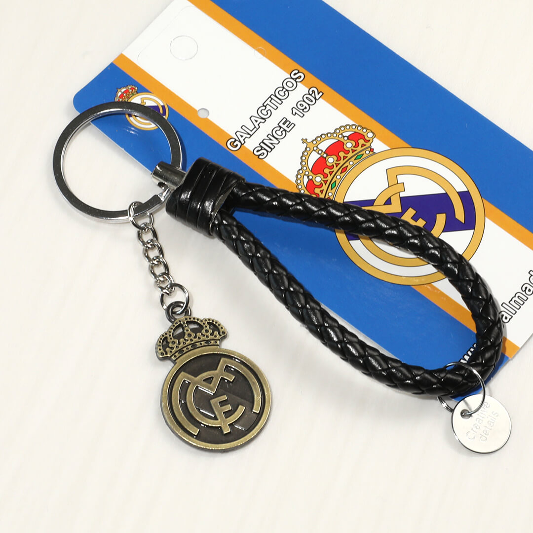 Real Madrid Logo Soccer Key Chain Go Soccer World Shop