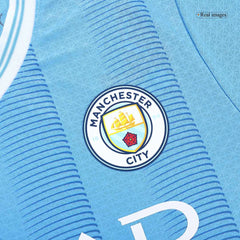 Player Version DE BRUYNE #17 Manchester City Home Cheap Soccer Jersey 2023/24 Go Soccer World Shop