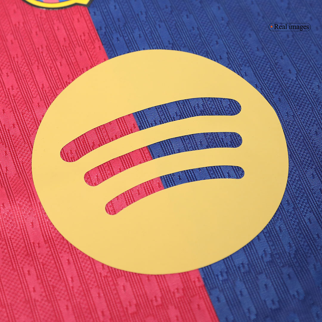 Player Version F.DE JONG #21 Barcelona Home Cheap Soccer Jersey 2024/25 - Spotify Logo Without Text Go Soccer World Shop