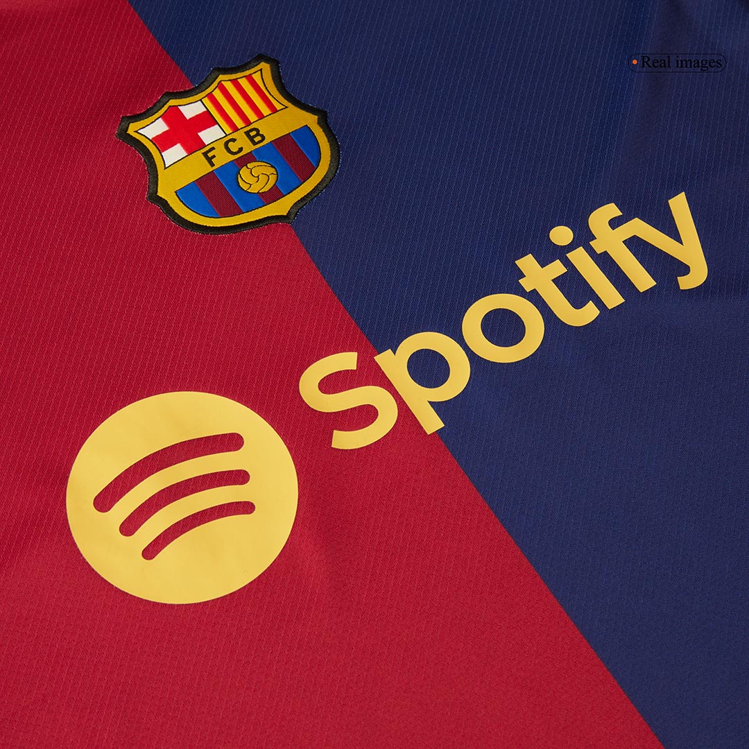 Barcelona Home Cheap Soccer Jersey 2024/25- 125th Anniversary Go Soccer World Shop