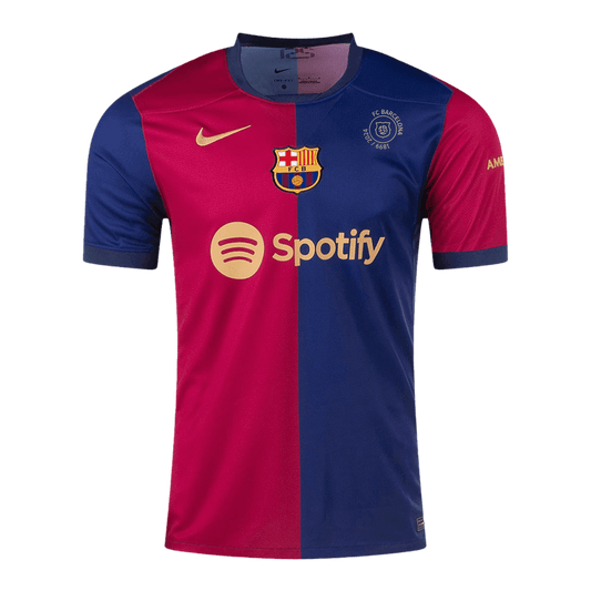 Barcelona Home Cheap Soccer Jersey 2024/25- 125th Anniversary Go Soccer World Shop