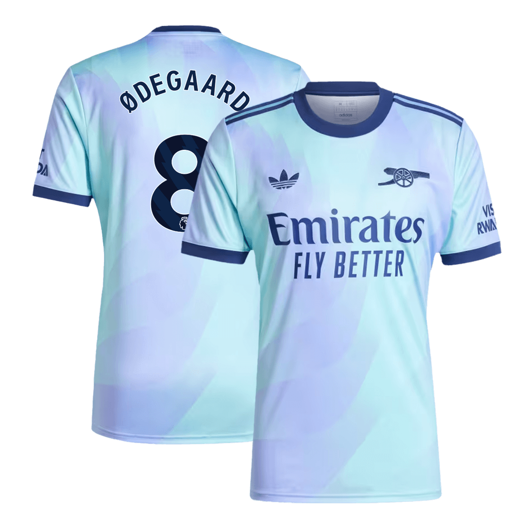 ?DEGAARD #8 Arsenal Third Away Cheap Soccer Jersey 2024/25 Go Soccer World Shop