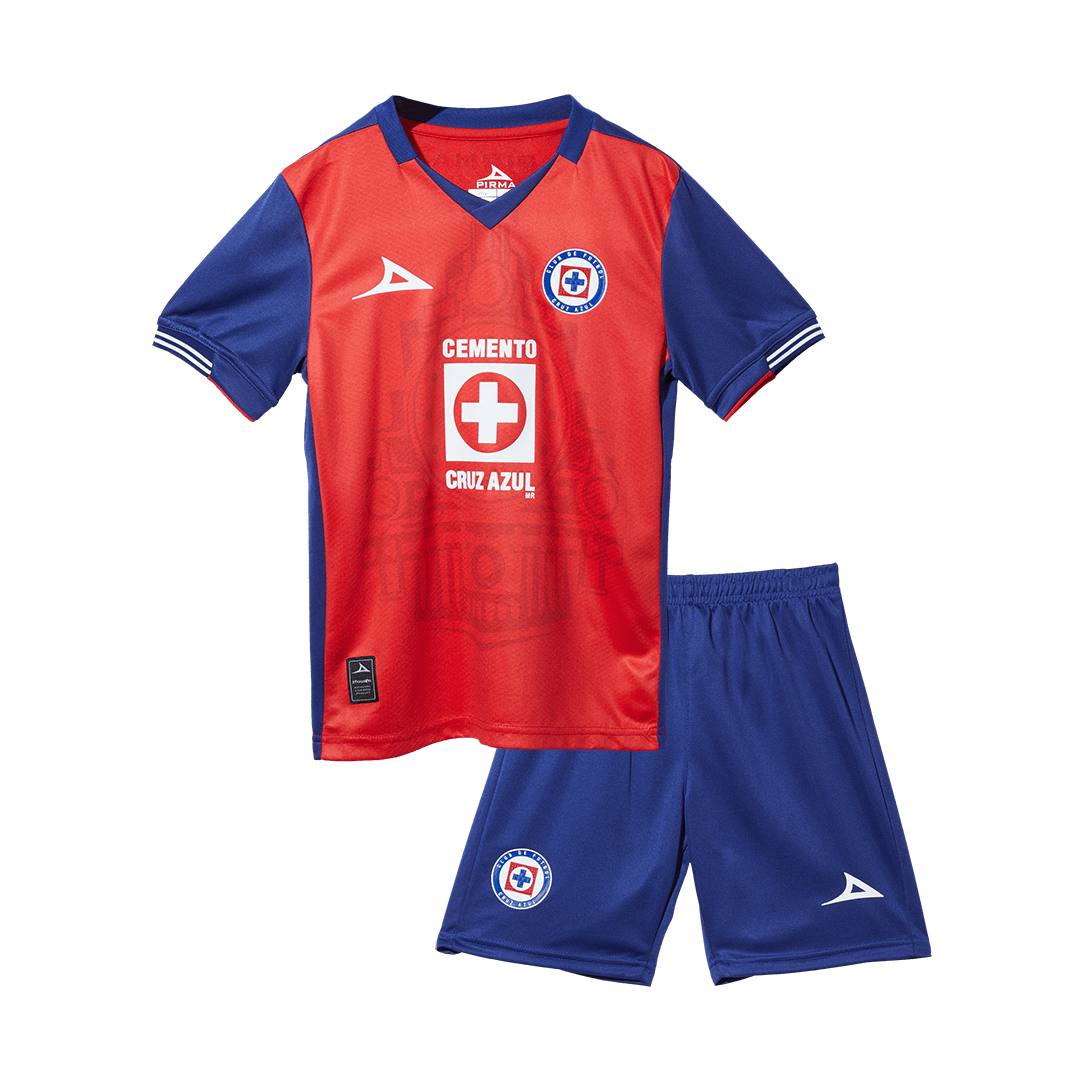 Kid's Cruz Azul Third Away Cheap Soccer Jersey Kit(Jersey+Shorts) 2024/25 Go Soccer World Shop