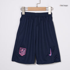 Kid's Atletico Madrid Third Away Cheap Soccer Jersey Kit(Jersey+Shorts) 2024/25 Go Soccer World Shop