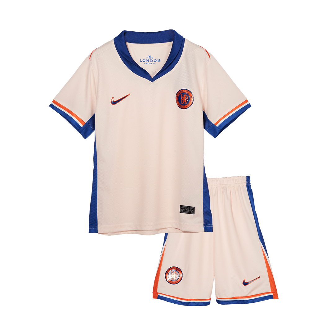 Kid's Chelsea Away Cheap Soccer Jersey Kit(Jersey+Shorts) 2024/25 Go Soccer World Shop