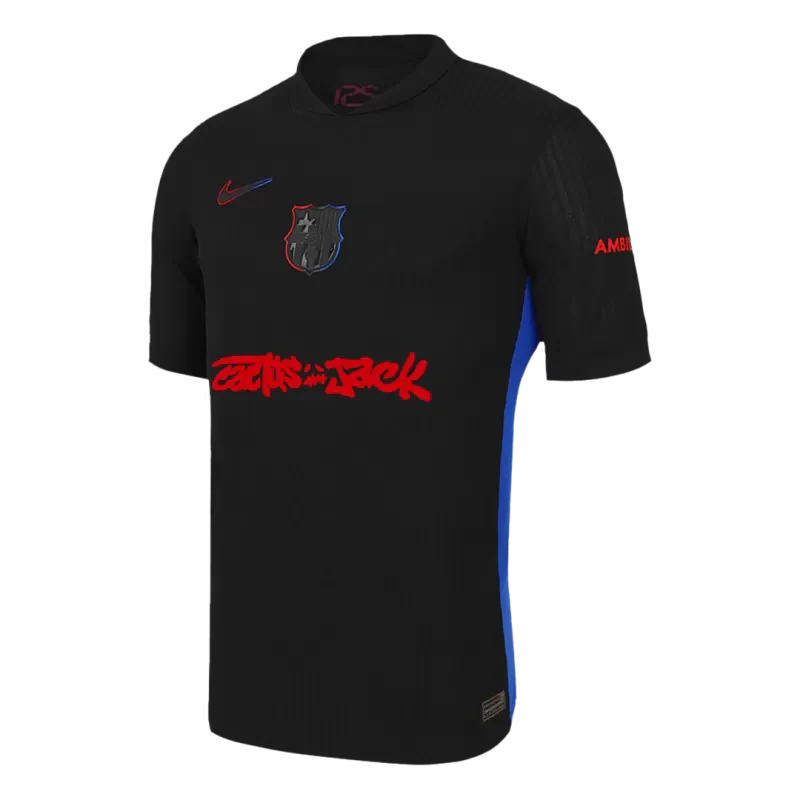 Player Version Barcelona X Travis Scott Away Soccer Jersey 2024/25 Go Soccer World Shop
