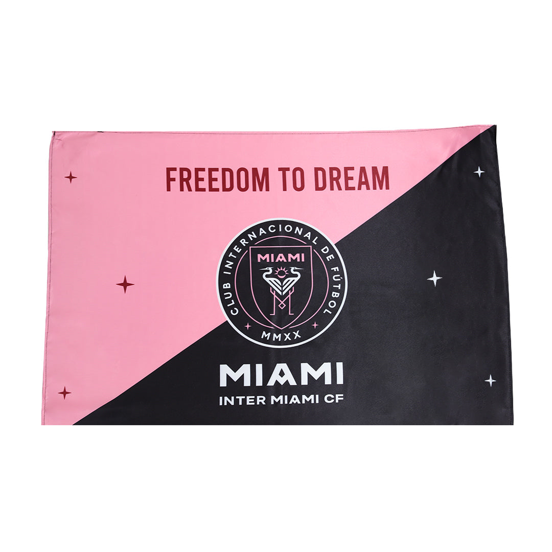 Inter Miami CF Soccer Flag Pink&Black Go Soccer World Shop