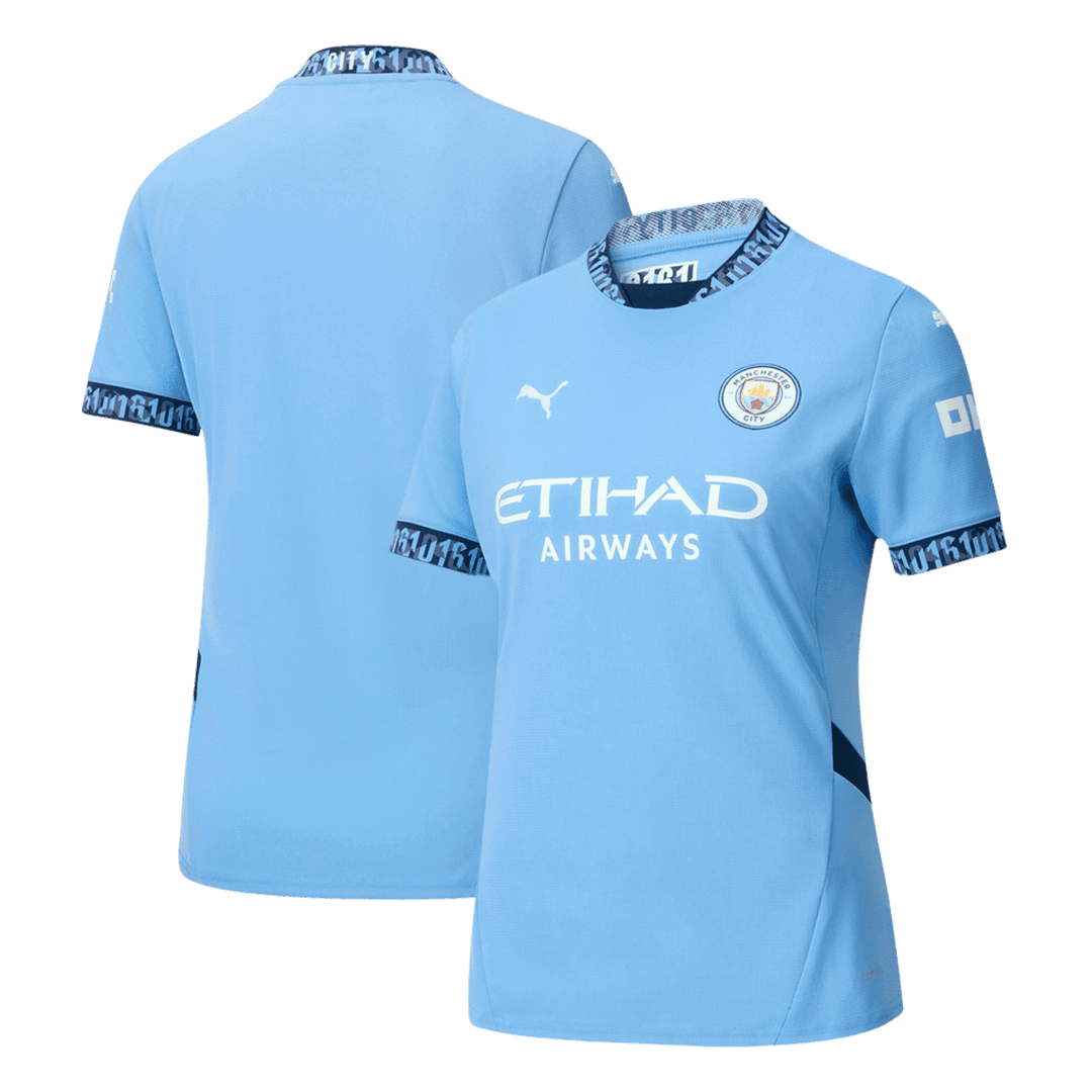Women's Manchester City Home Cheap Soccer Jersey 2024/25 Go Soccer World Shop