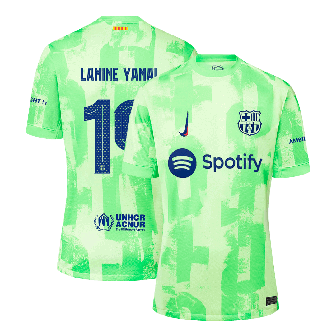 LAMINE YAMAL #19 Barcelona Third Away Cheap Soccer Jersey 2024/25 - UCL Go Soccer World Shop
