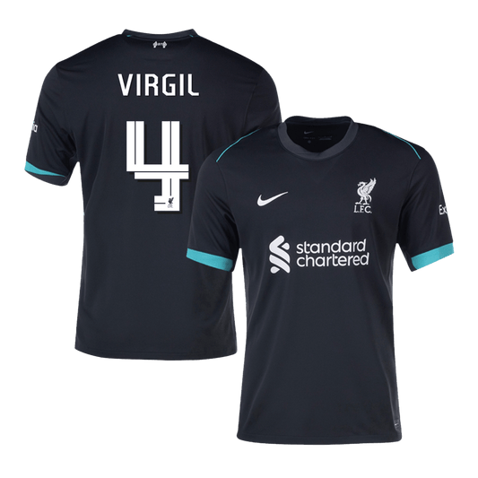 VIRGIL #4 Liverpool Away Cheap Soccer Jersey 2024/25 - UCL Go Soccer World Shop